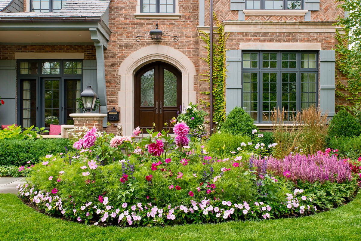 front entry landscape design 