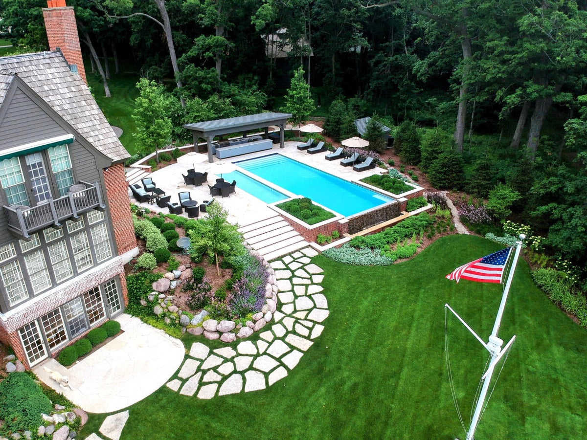 Lake Geneva Hardscape landscape chalet 